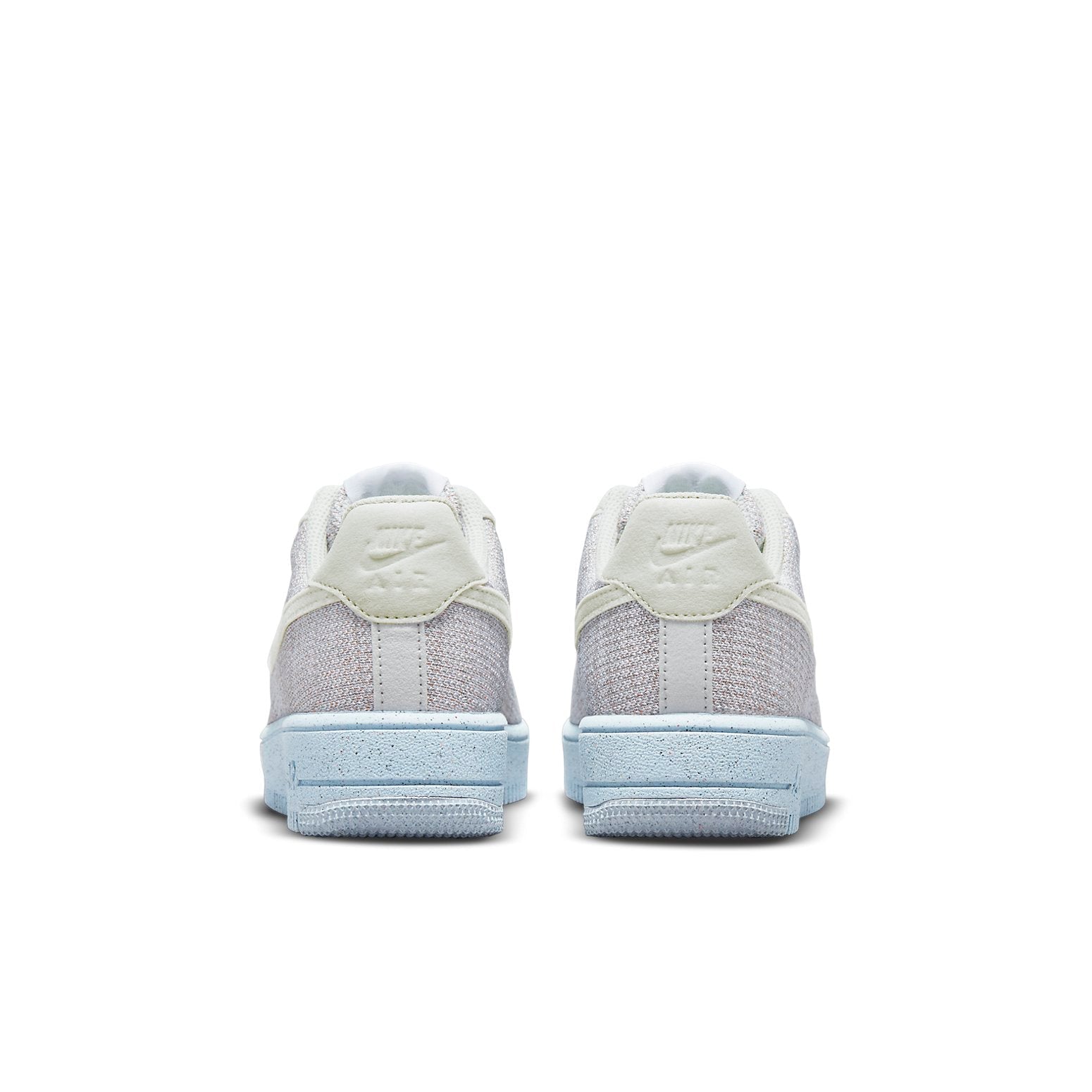 (GS) Nike Air Force 1 Crater Flyknit 'White Chambray Blue' DH3375-101
