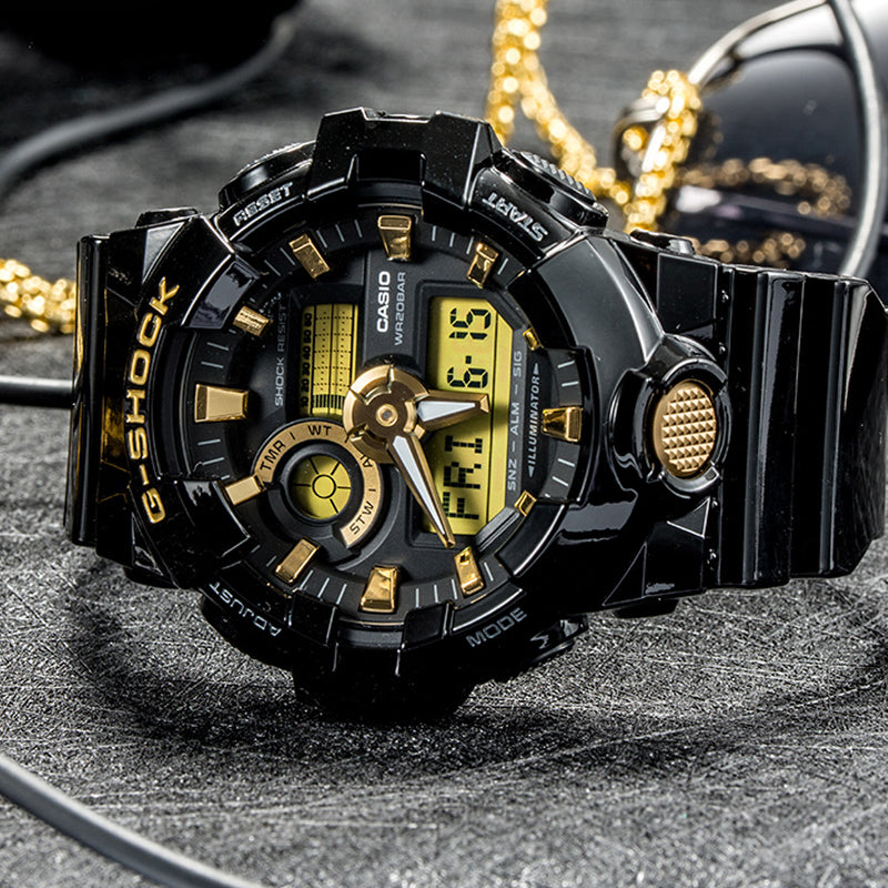 CASIO G-Shock Analog-Digital 'Black' GA-710GBX-1A9PR