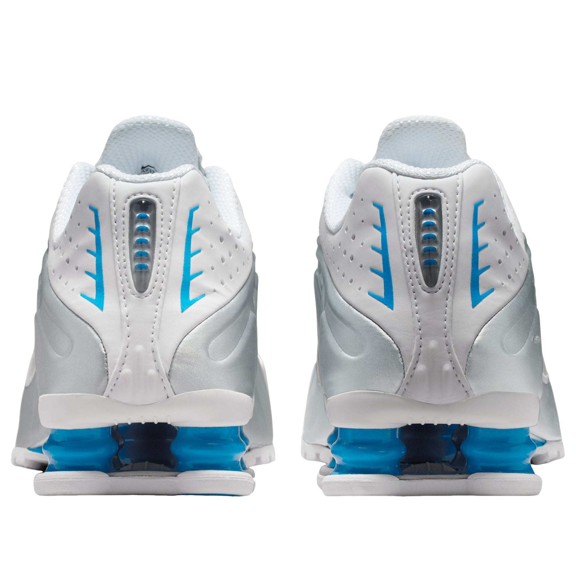 (WMNS) Nike Shox R4 'White Blue Hero' AR3565-105