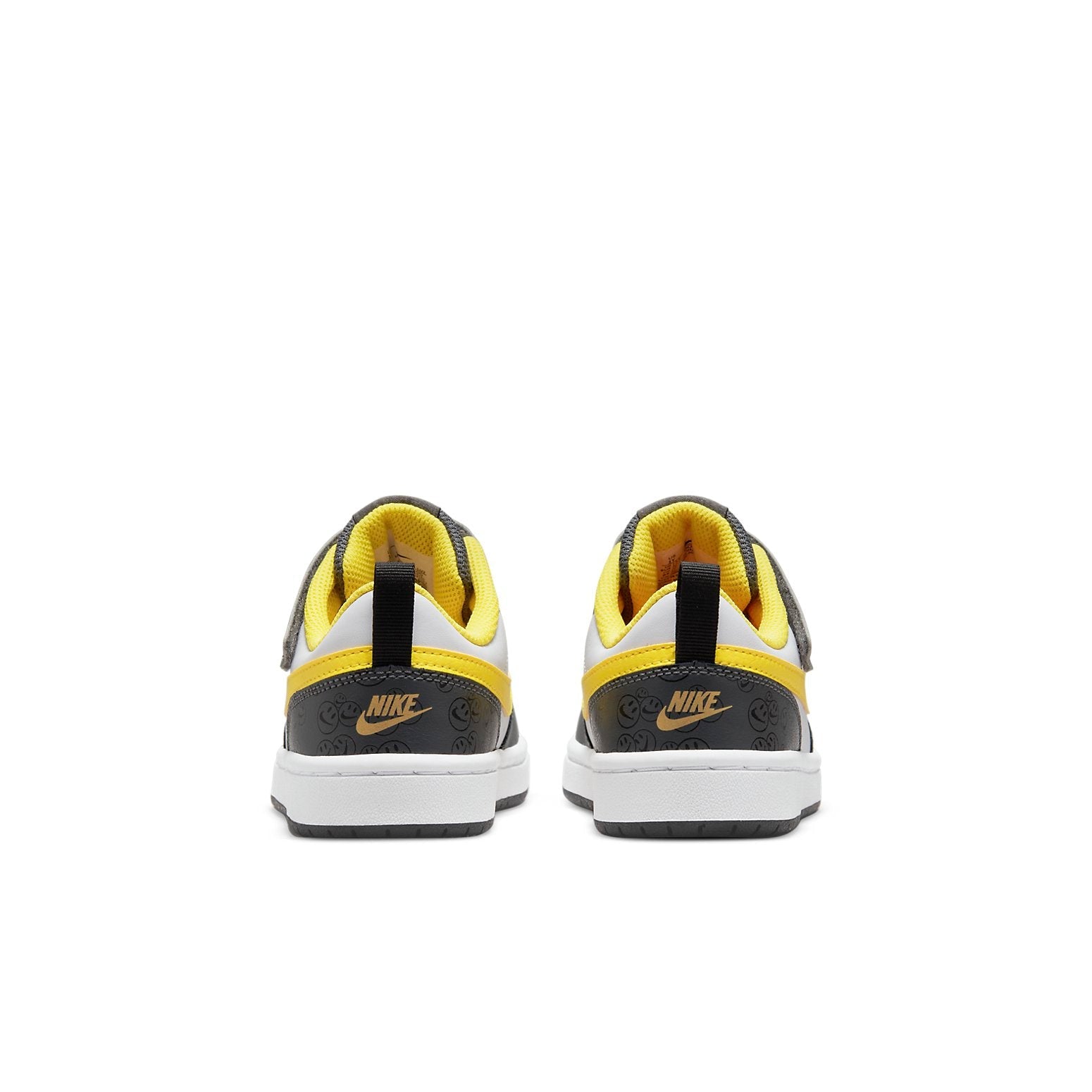 (PS) Nike Court Borough Low 2 SE 'White Gray Yellow' DO6689-100