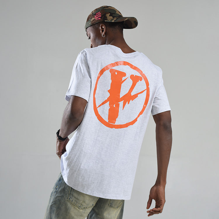VLONE x Fragment Design Unisex V Grey/Orange VLTE17FW003