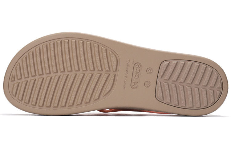 (WMNS) Crocs Thick Sole Cozy Fashion Sports Pink Sandals 206751-6RL