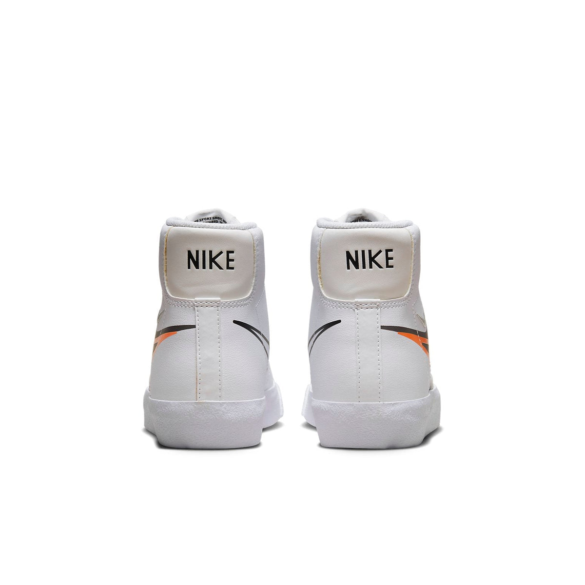 (GS) Nike Blazer Mid Next Nature 'Multi-Swoosh - White Bright Mandarin' FN7788-100