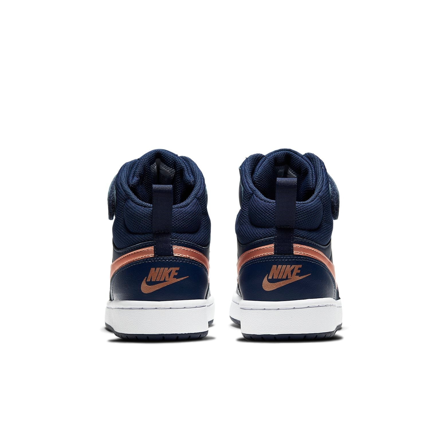 (GS) Nike Court Borough Mid 2 'Navy Metallic Red Bronze' CD7782-400