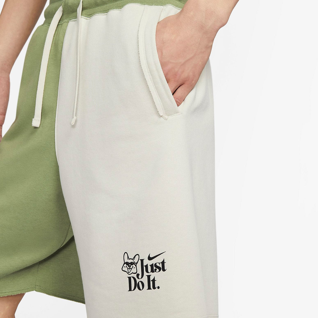 Nike Just Do it Shorts 'Green White' FV1130-386
