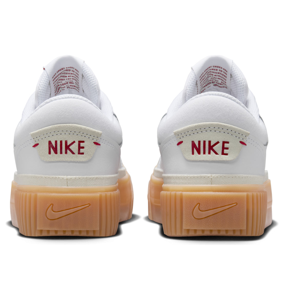 (WMNS) Nike Court Legacy Lift 'White Gum University Red' FV5526-103