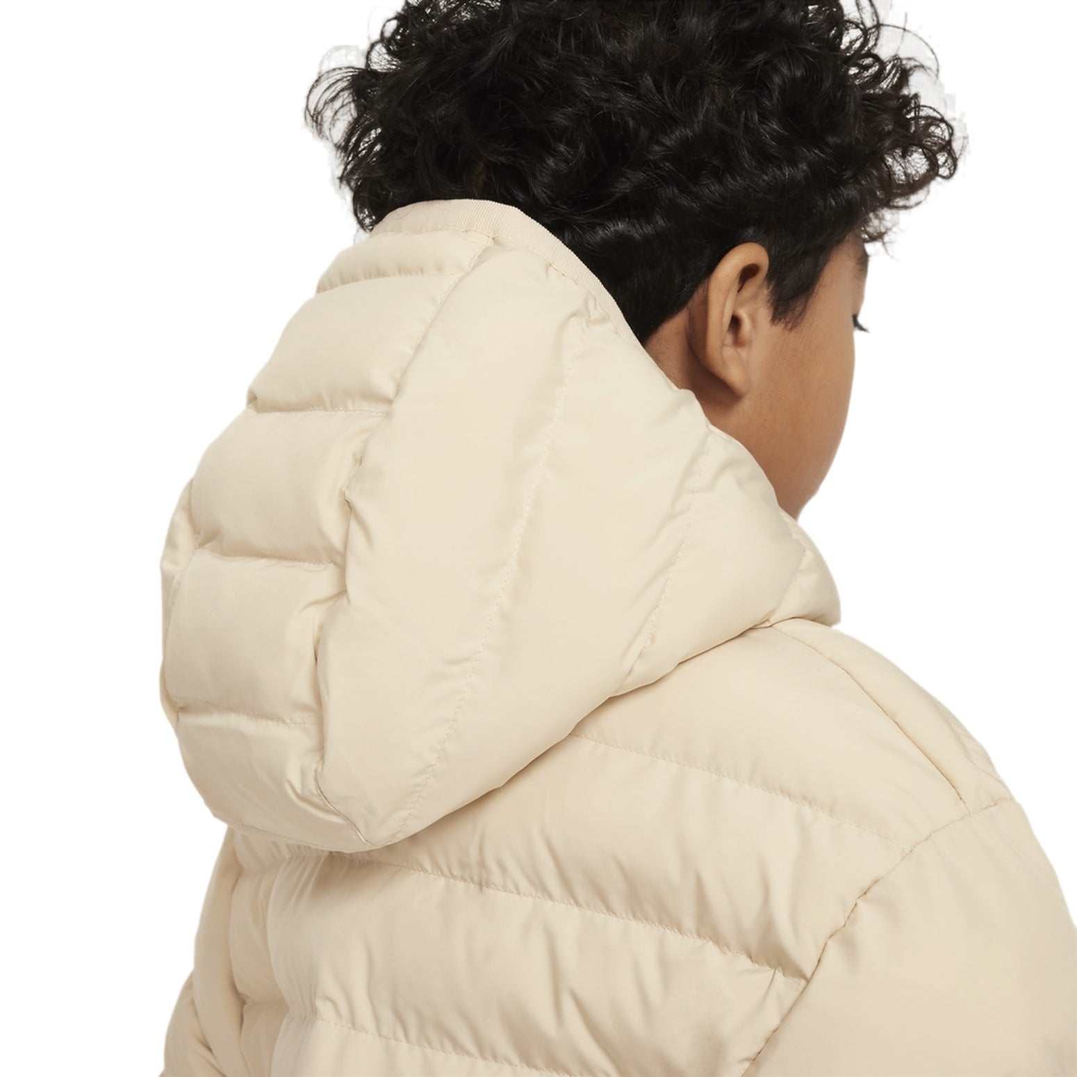(GS) Nike Sportswear Lightweight Synthetic Fill Loose Hooded Jacket 'Sanddrift' FD2845-126