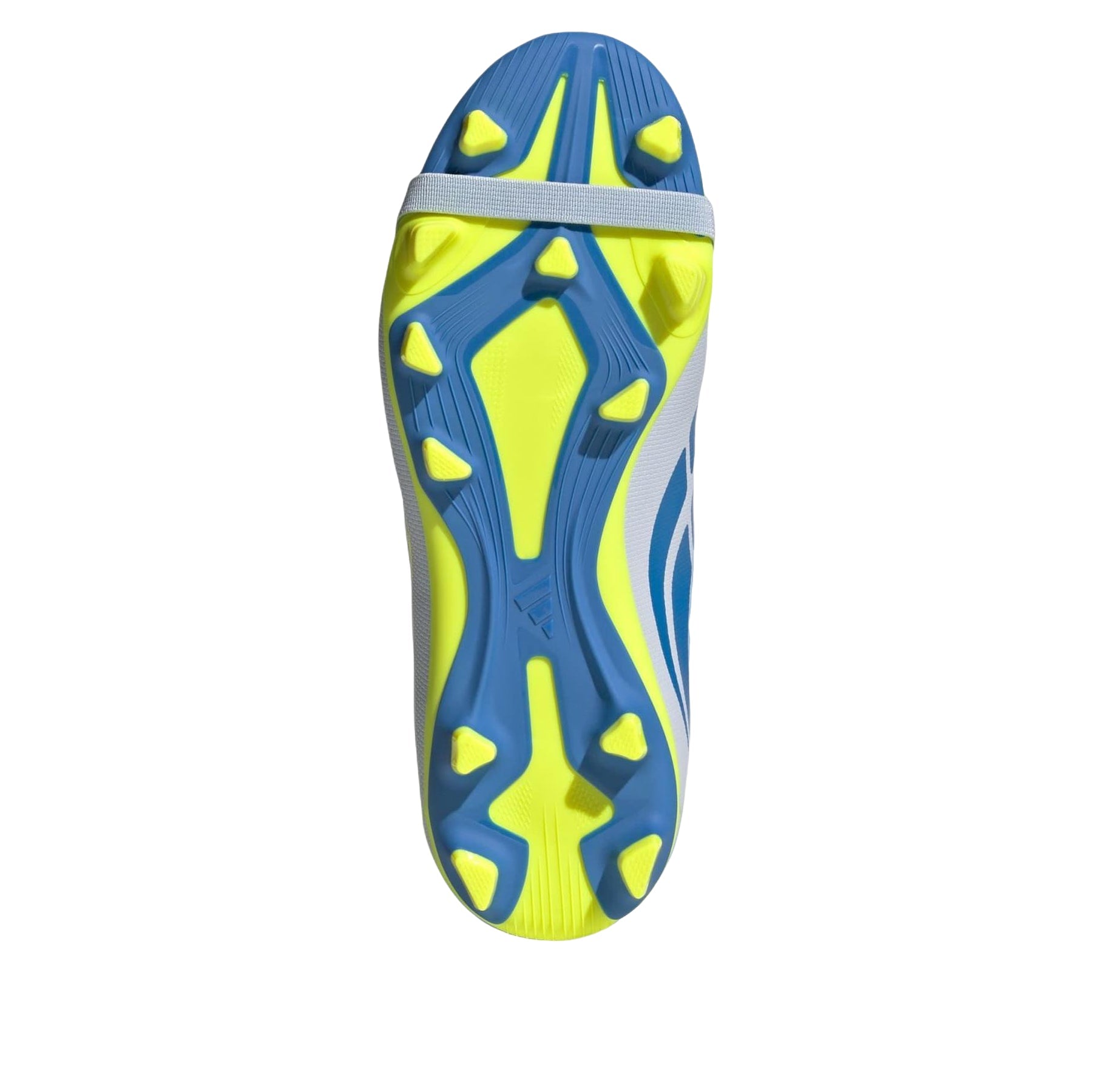 (PS) adidas PREDATOR CLUB Fold-Over Tongue FG/MG 'Crystal Sky Ray Blue Team Solar Yellow 2' KI8897
