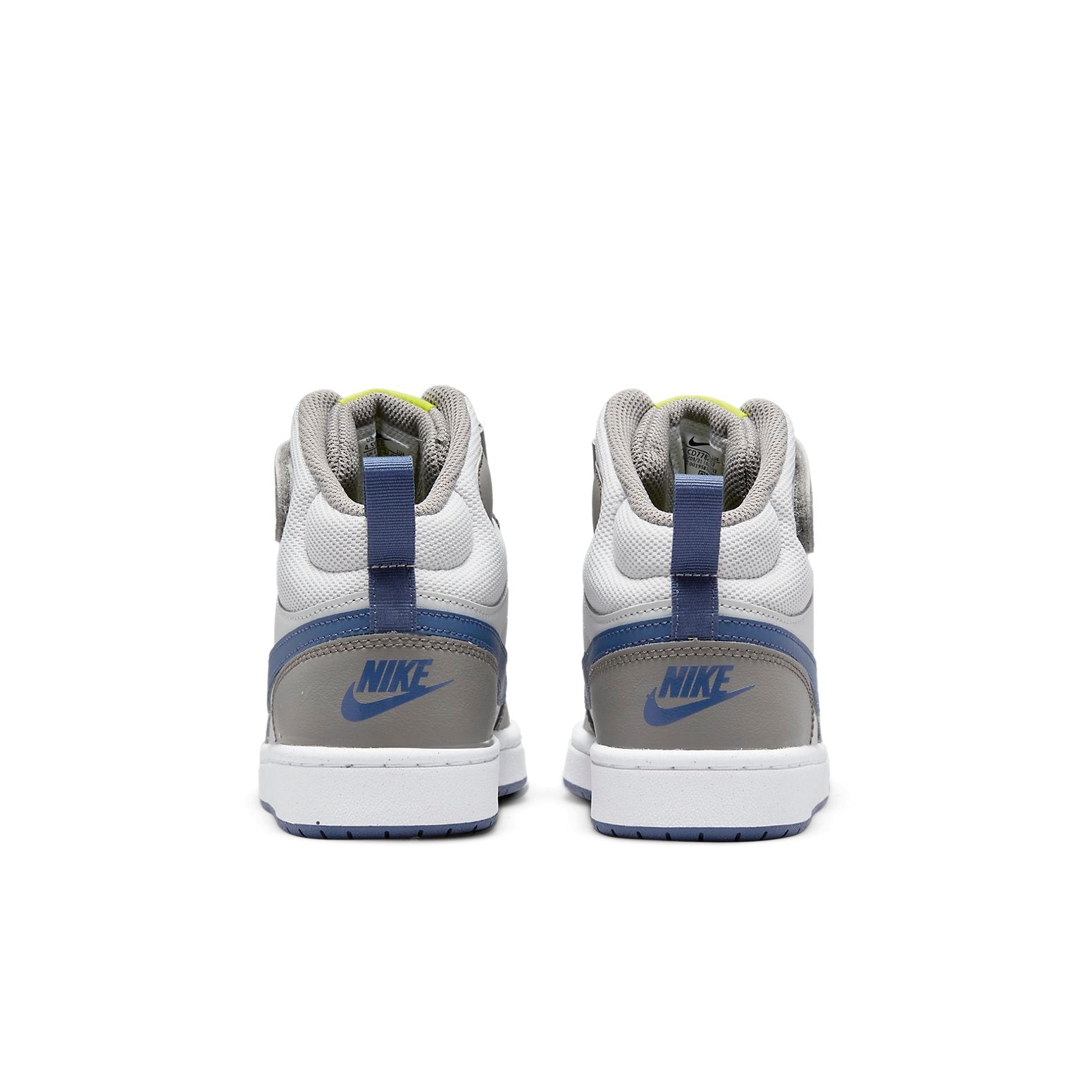 (GS) Nike Court Borough Mid 2 'Gray White Blue' CD7782-007