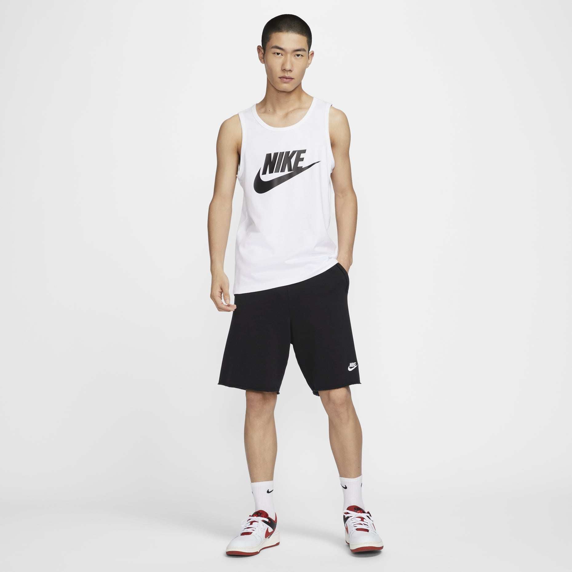 Nike AS Men's Nike Sportswear TANK ICON FUTURA White AR4992-101