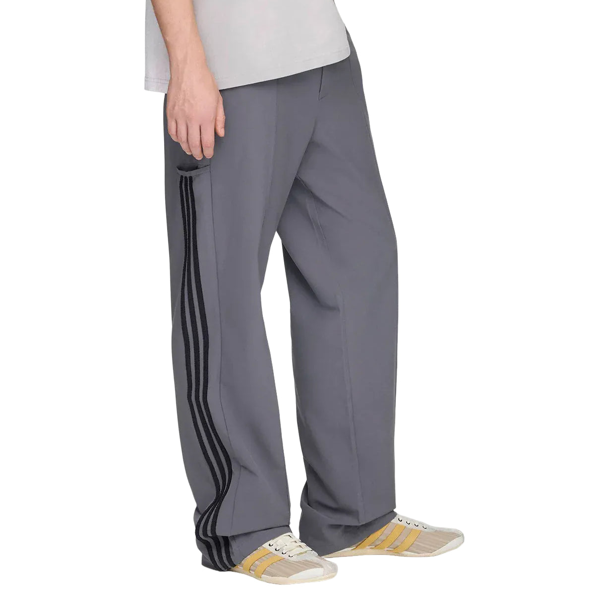 adidas x SFTM 007 Track Pants Asia Sizing 'Grey Five' KS1345