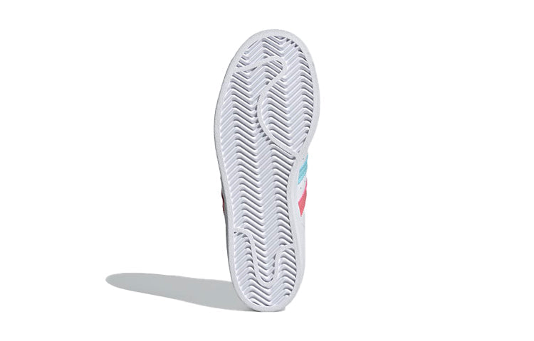 (GS) adidas Superstar J 'White Hazy Rose Sky' FZ0649