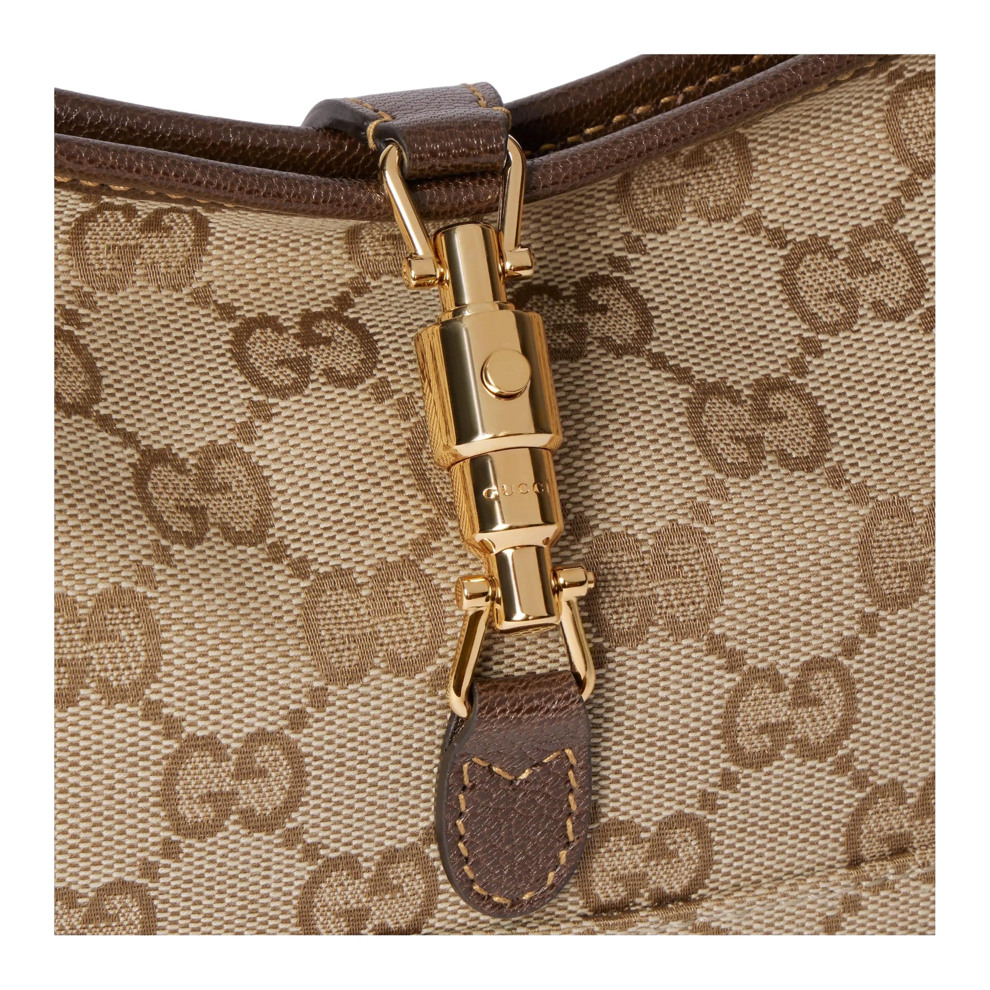 (WMNS) Gucci Jackie Slim Medium Shoulder Bag 'Sand Brown' 863137-FAFV2-9651