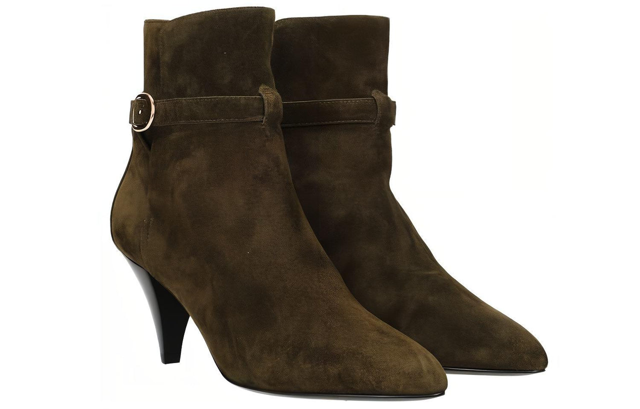 CELINE Ankle Boots Women's Green