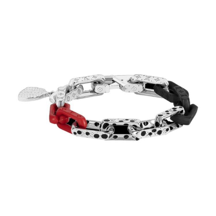 LOUIS VUITTON Metal Bracelets Men's Silver