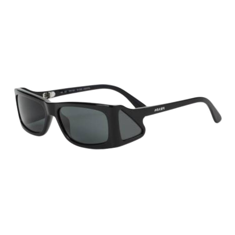 PRADA Square Sunglasses Men's Black