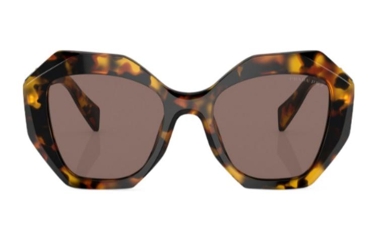 PRADA Eyewear Tortoiseshell effect Logo Sunglasses
