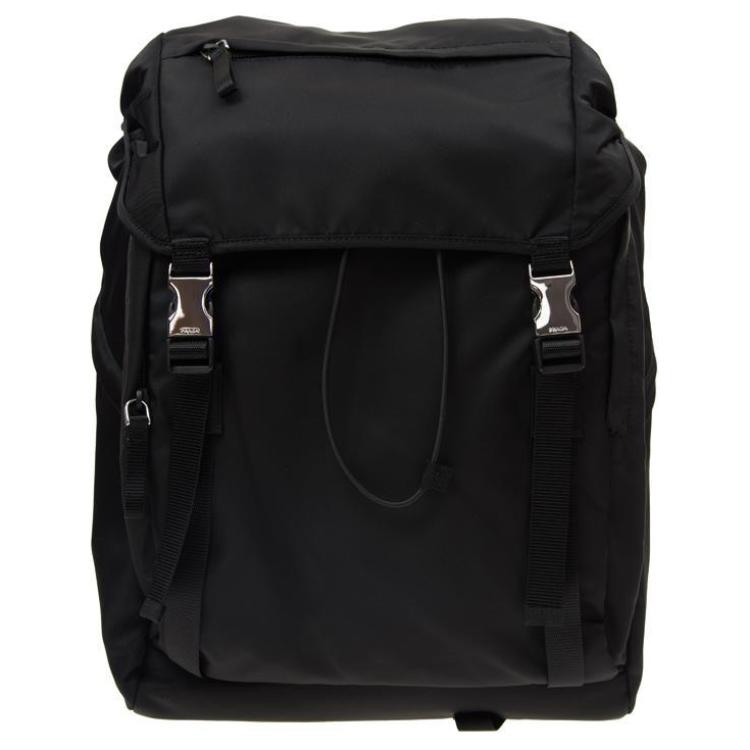 PRADA Nylon Backpack Regular Men's Black