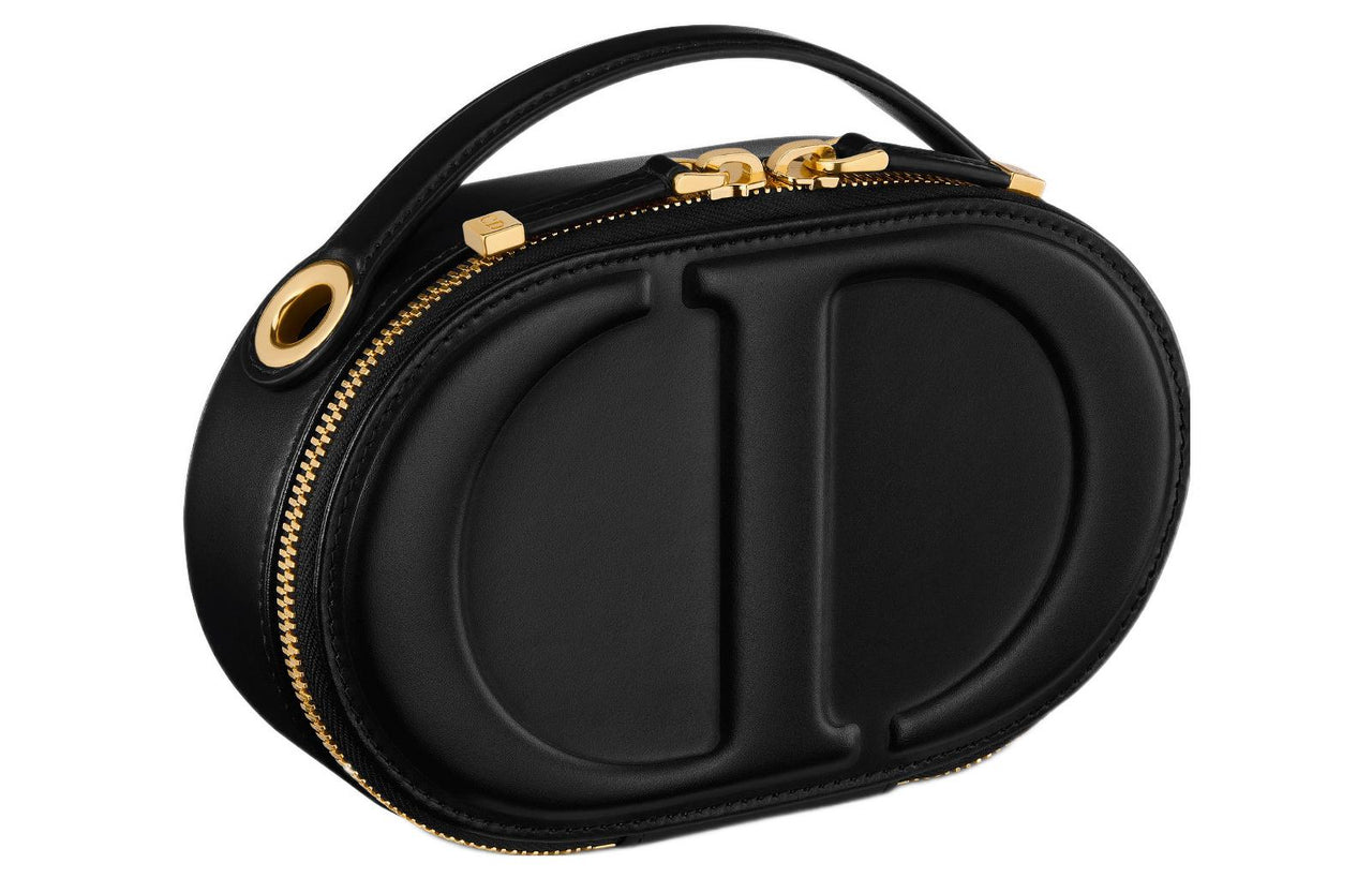 DIOR Cow Leather Crossbody Bag, Shoulder Bag Regular Women's Black