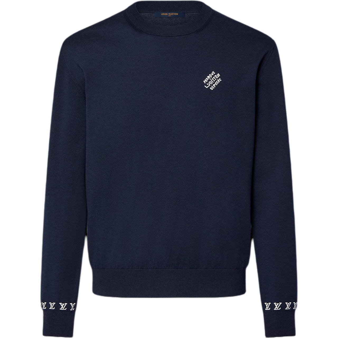 LOUIS VUITTON Long-Sleeved Cotton Crewneck