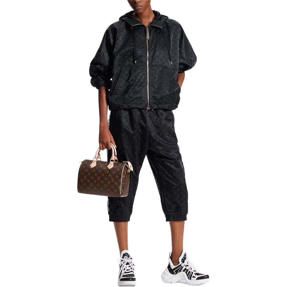 LOUIS VUITTON Shiny Monogram Short Parka