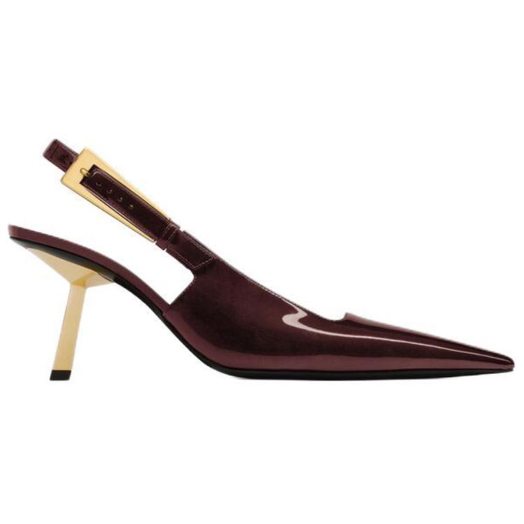 SAINT LAURENT Lee Slingback Pointed Toe Pumps