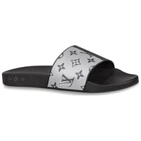 LOUIS VUITTON Waterfront Slides 'Black White Monogram'