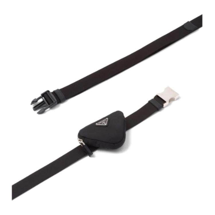 PRADA Polyester Belt Men's Black -