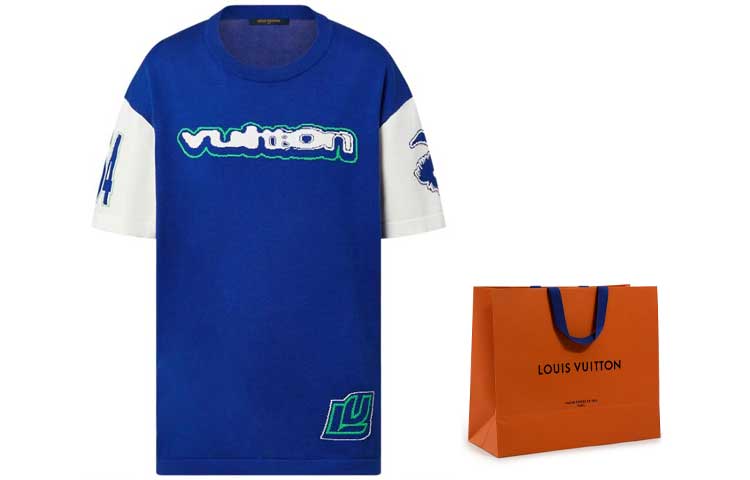 LOUIS VUITTON FW23 T-Shirt Men's Blue