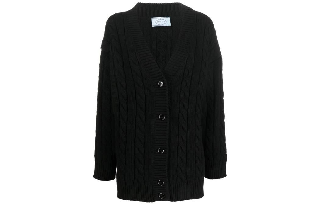 PRADA Cashmere Sweaters Women's Black