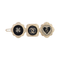 CHANEL Hair Clips Women's Gold