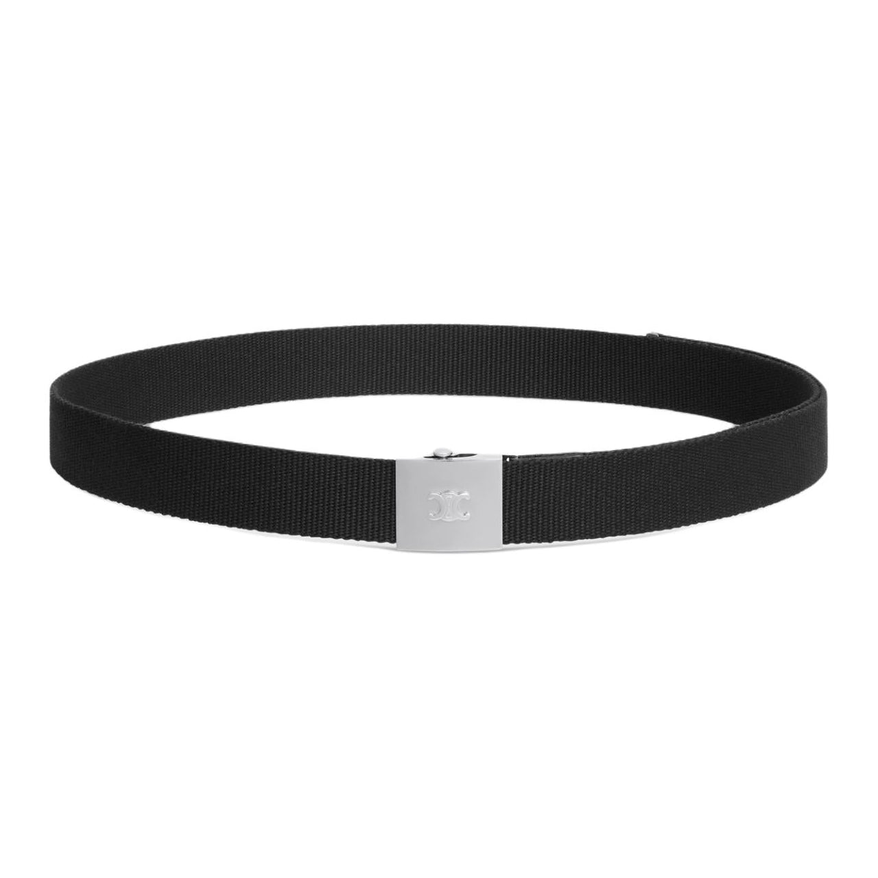 CELINE Large Skater Logo Engraved Belt