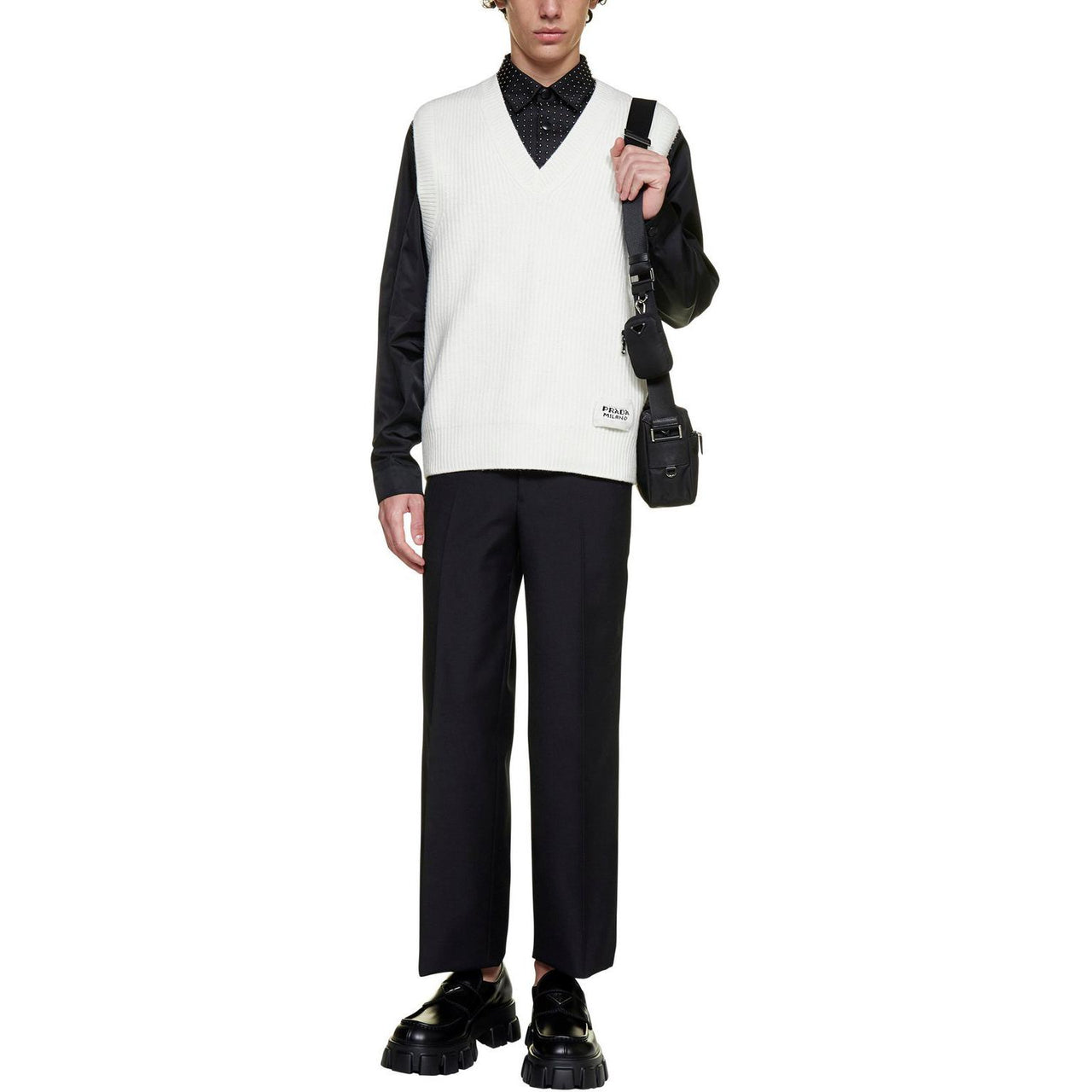 PRADA Tank Tops Men White