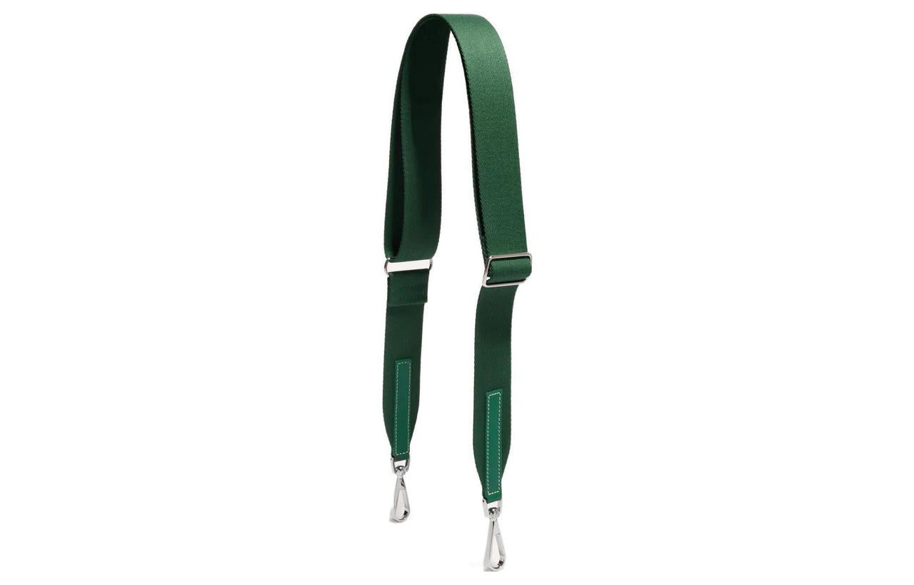 GOYARD Cow Leather Dog's Teeth Medium Size Bag Strap Unisex Green