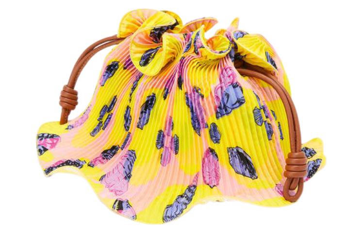 LOEWE Flamenco Cow Leather Clutch Mini Women's