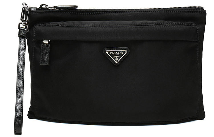 PRADA Fabric Clutch Regular Men's Black