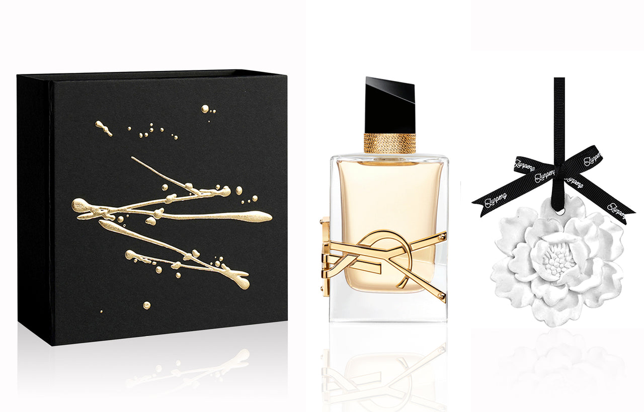 SAINT LAURENT Libre-Freedom Supreme Women's Perfume Aromatic Stone Black Gold Gift Box Set Perfume EDP