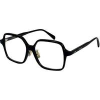 CELINE Plate Irregular Shape Eyeglass Frames Unisex Black