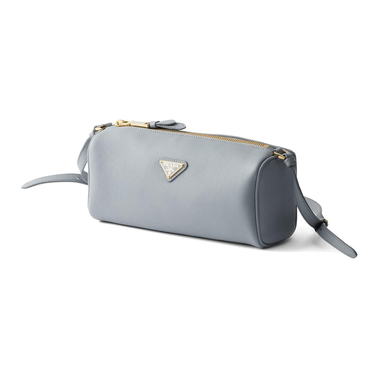 PRADA Calfskin Crossbody Bag, Shoulder Bag Women's Blue