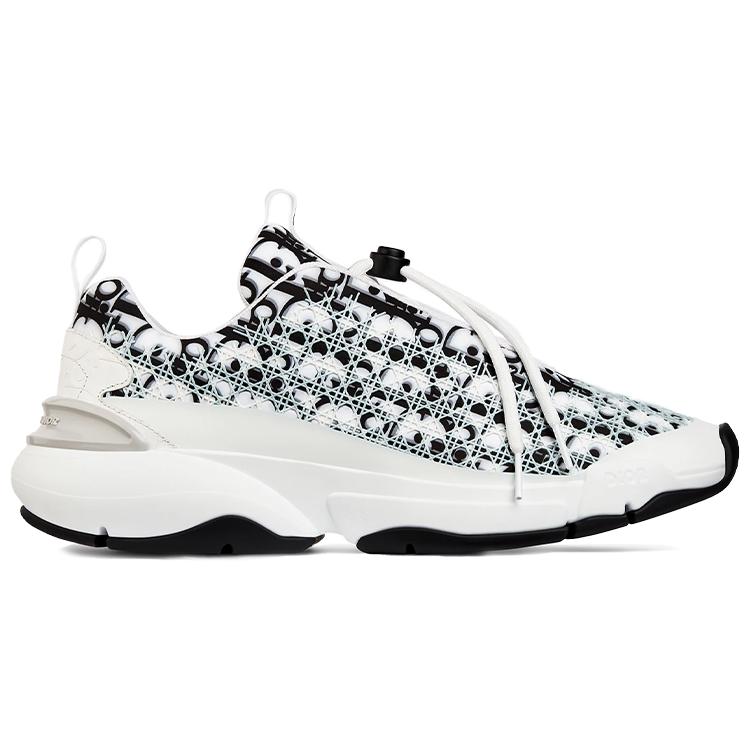 DIOR B24 Oblique Cannage Motif White