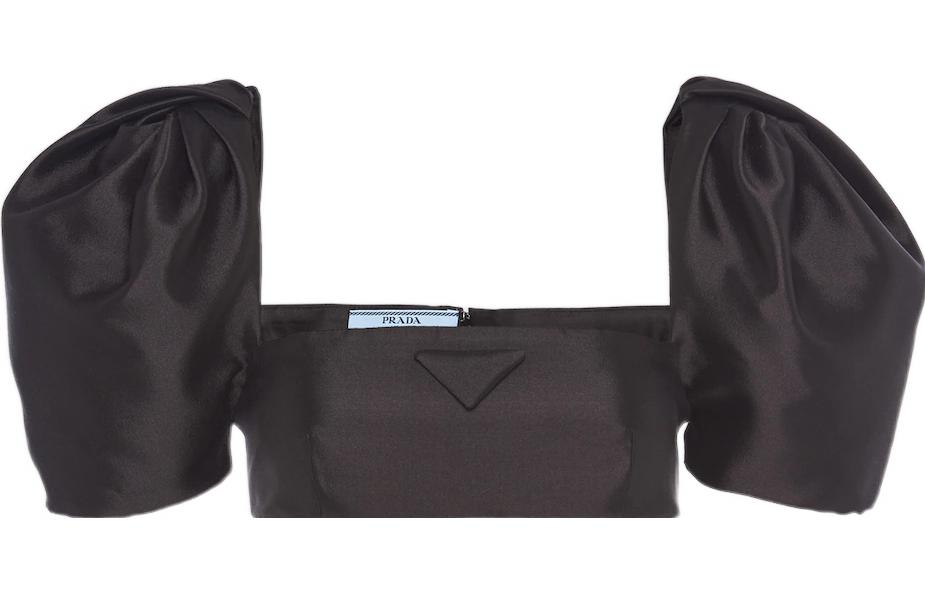 PRADA Crop Tops Women's Black
