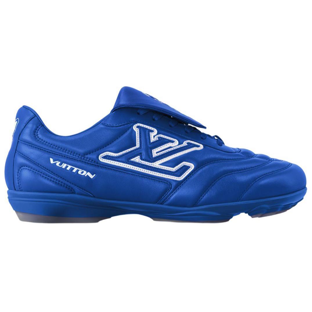 LOUIS VUITTON Soccer 2025 Spring Summer Men's Collection, Soccer Shoes Low Top Casual Shoes Men's Blue