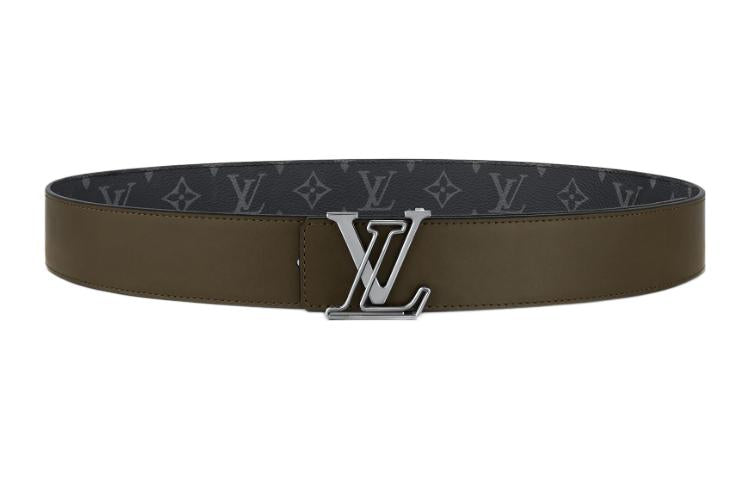 LOUIS VUITTON Double-Sided Minimalist Style Casual Fashion Versatile Smooth Buckle Men's Width: 4cm