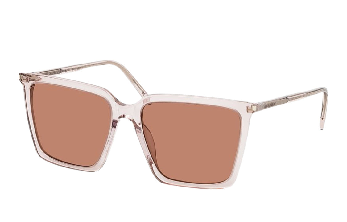 SAINT LAURENT Square Frame Acetate Sunglasses