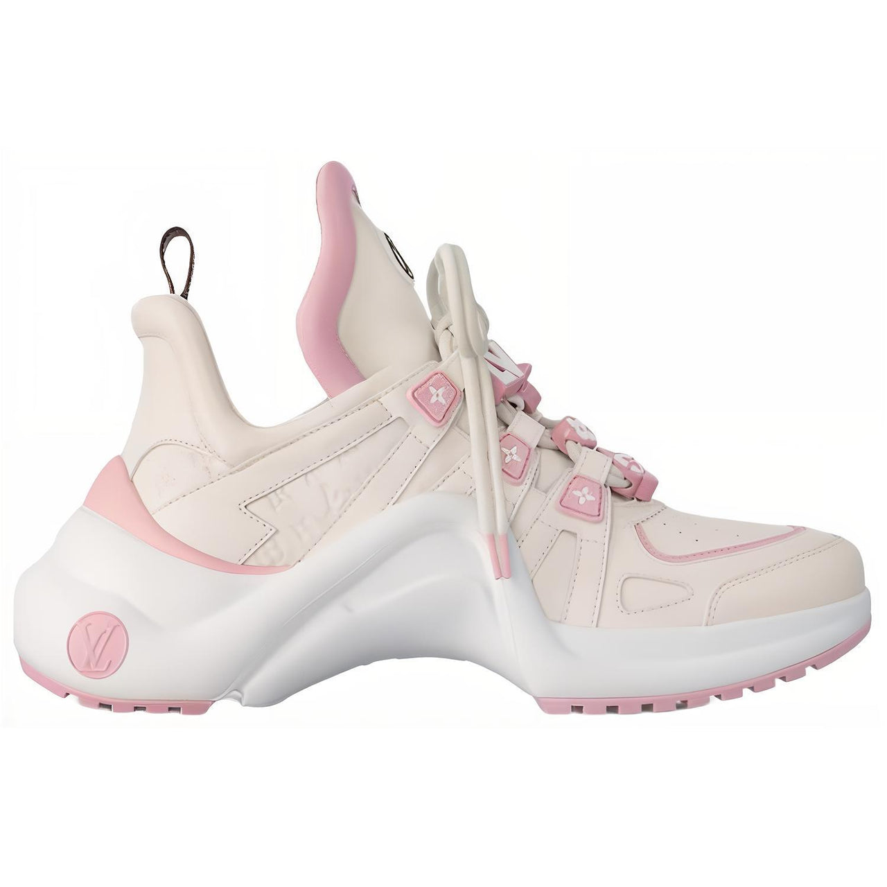 LOUIS VUITTON Archlight Low-Top Casual Shoes Women's White Pink