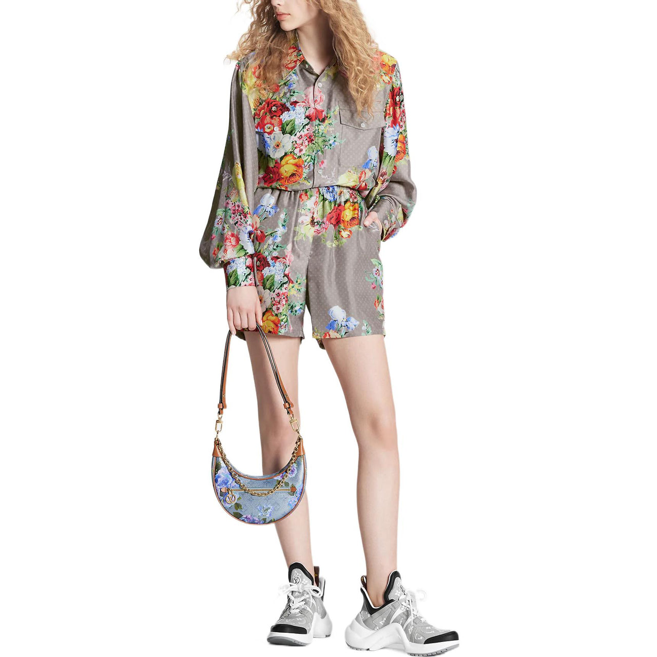 LOUIS VUITTON New Quarterly Products Of LV Casual Shorts Women's Light Umber