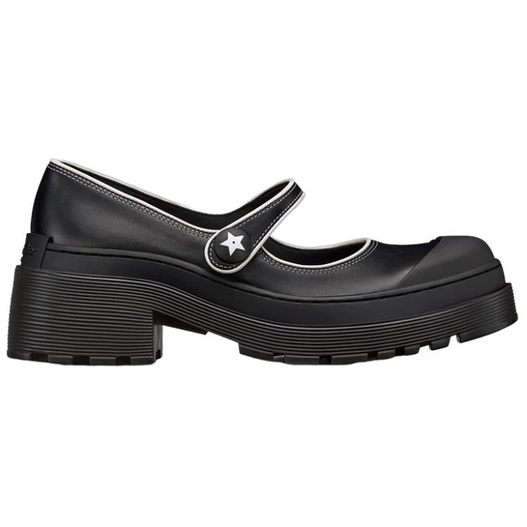 DIOR D-Doll Chunky Heel Mary Jane Shoes Women's Black