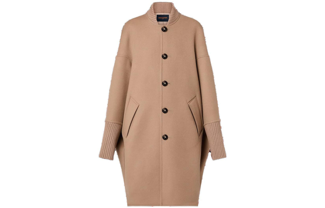 LOUIS VUITTON Slouchy Long Bomber Coat