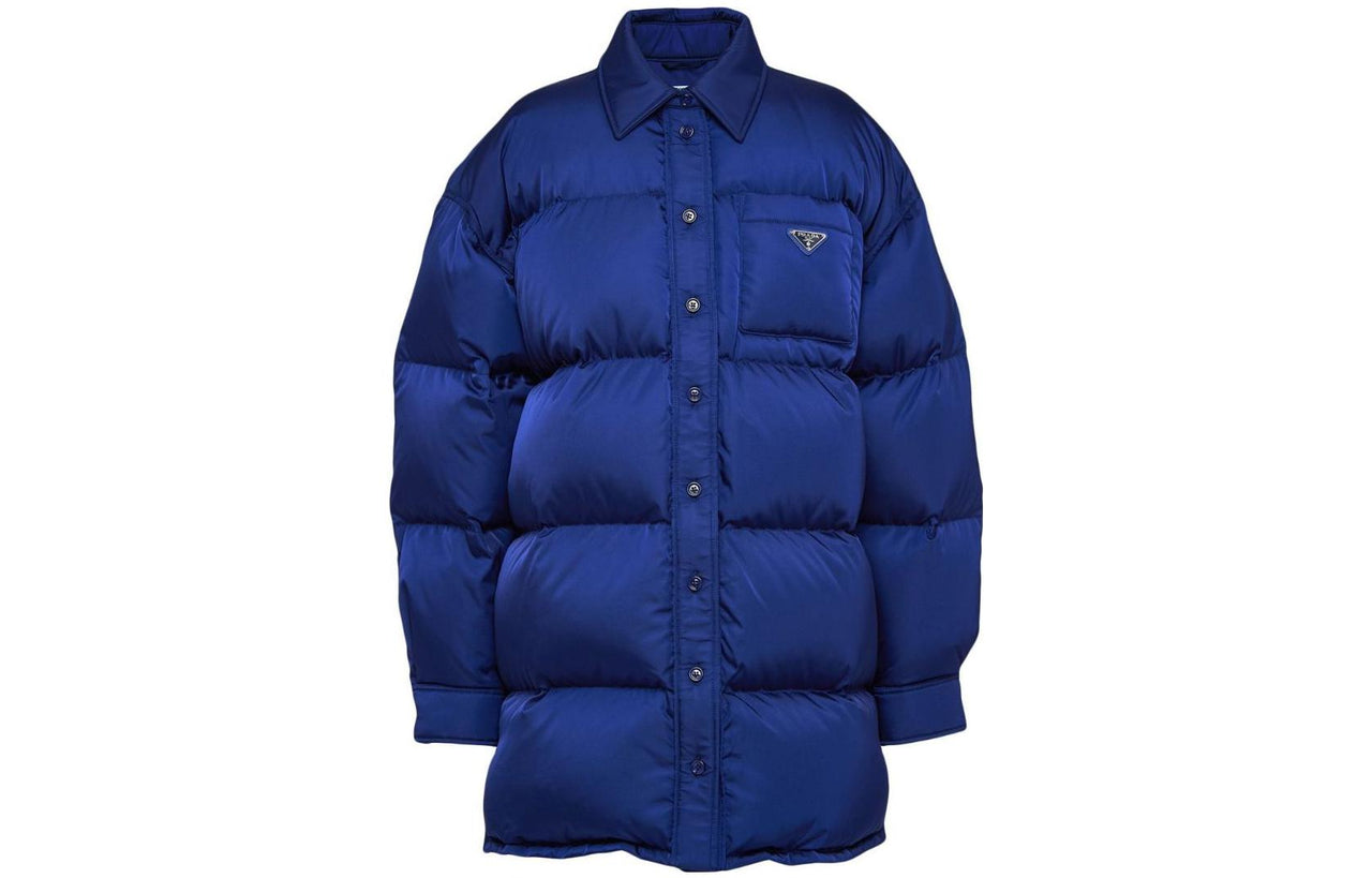 PRADA FW22 Down Jacket Women's Blue