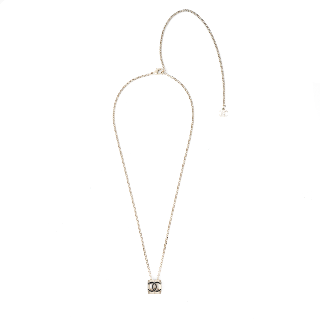 CHANEL Necklaces Women's Gold/Black